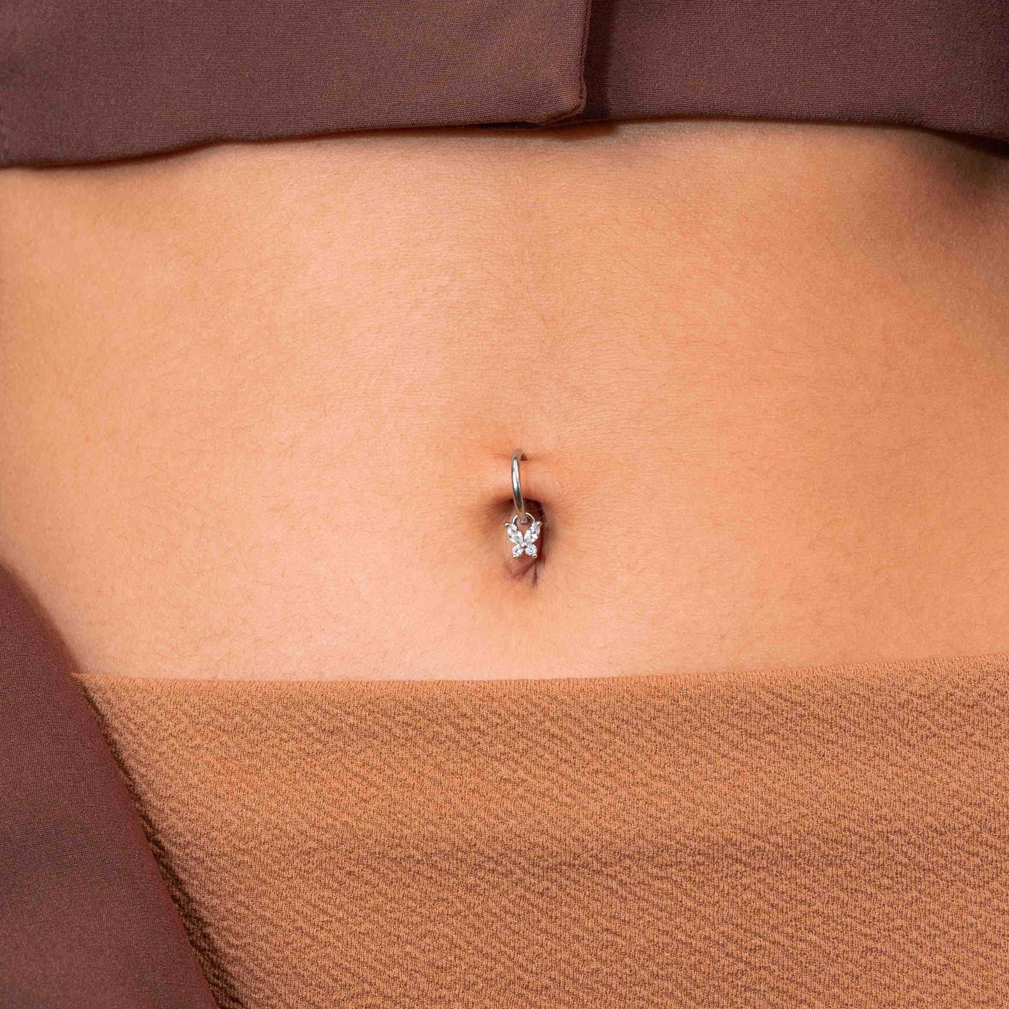 Faux piercing Papillon